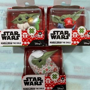Star Wars The Bounty Collection Grogu The Child Christmas Ornaments Set of 3